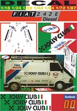 DECAL FIAT 242 E JOLLY CLUB