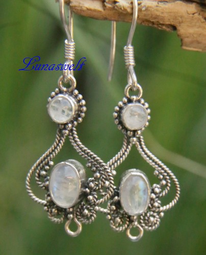 Ohrringe mit mondstein silber - mit,