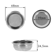 Doppelsieb Edelstahl für