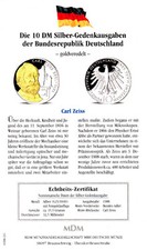 10 DM 1988 - Carl Zeiss -