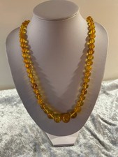 Vintage Kette aus   Bernstein aus Erbe geprüft beim Juwelier