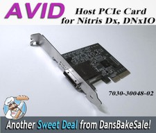 Avid DNxIO or DNxIQ PCIe x4