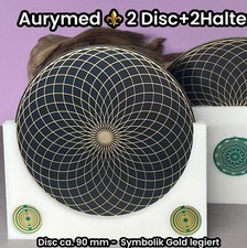 Frequenz Disc + PLA Halter Radionik Coin MWO Oszillator Scheibe Tesla Wicca Myst