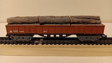 Ibertren N, Güterwagen mit Holz, RENFE,  Nr. 415, gut erhalten, Text lesen