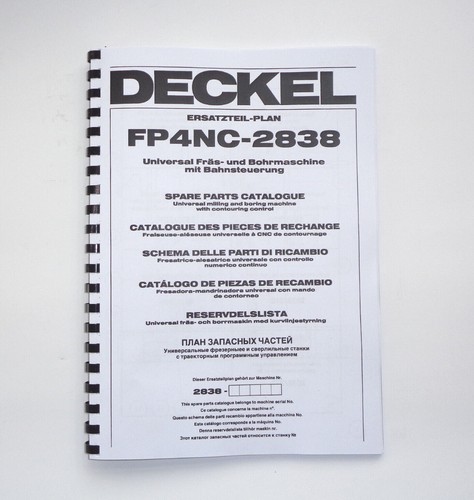 Ersatzteilplan deckel fp4nc - ersatzteilplan,
