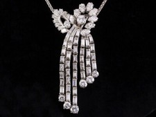 Diamant collier brosche - collier, ca