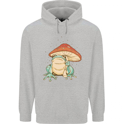 Ein frosch unter einem pilz - frosch,