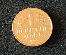 1 DM Kursmünze mit 24 Karat
