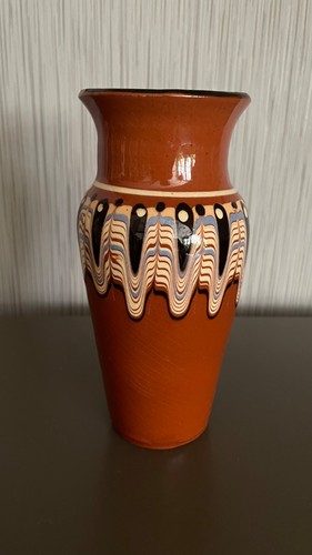 Pfauenauge keramik vase - pfauenauge,