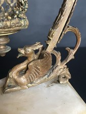 Empire Kerzenhalter Bronze