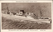 The Union Castle RoyalMail Motor Vessel ,,Stirling Castle"