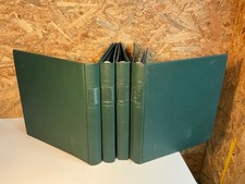 4 Lindner Binder grün genarbt