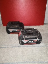 2x DEFEKTE Bosch 18V Lithium-Ionen  Akkus 5,0Ah & 6,0Ah