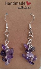 Amethyst Ohrhänger Sterling