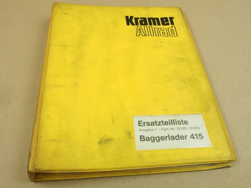 Kramer allrad 415 baggerlader - kramer,