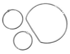 XXL Schlüsselring aufklappbar Warenring Stahl großer große Schlüsselringe XL