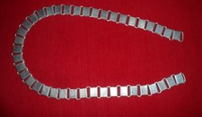 RINGKRAGEN KETTE - 2. WK - METALL ALUMINIUM - LÄNGE CA. 65CM - SONDERANFERTIGUNG