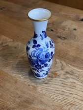 Delft Porzellan Vase, Blau