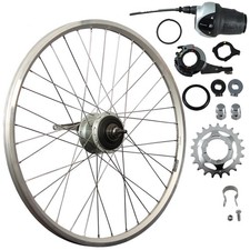 Laufrad 26 Zoll Hinterrad geöst Shimano Inter 8 SG-C6000 Rücktrittbremse silber