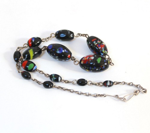 Vintage halskette muranoglas - vintage,