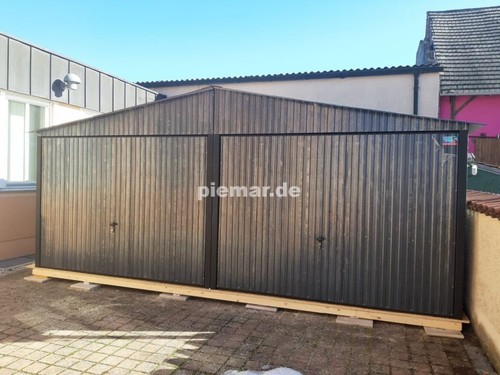 Blechgarage 5x5 5x2 55m - blechgarage, 5x5,5x2,55m