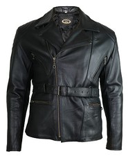 Motorrad Lederjacke im Retro