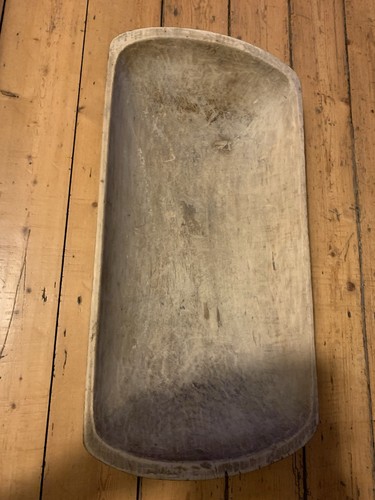 Antiker backtrog teigmulde aus - backtrog/teigmulde,