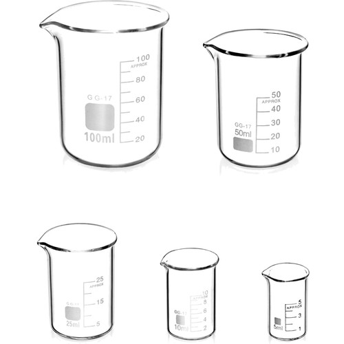 Messbecher glas set stück - messbecher,