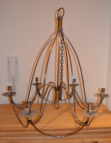 Kronleuchter mit - , 6