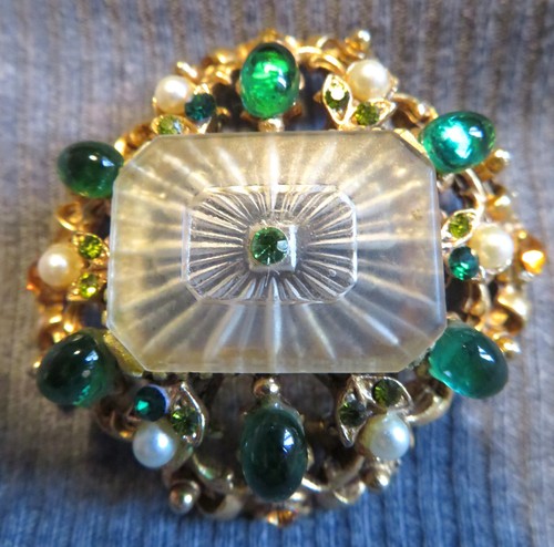 Designer brosche signiert - brosche,