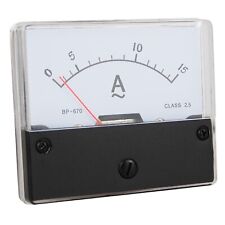 Messinstrument 0 - 15 A AC zum Einbau, Analog Amperemeter mit Shunt