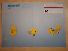 Playmobil Bauanleitung 4403 Briefträgerin , A5 , 4 Seiten