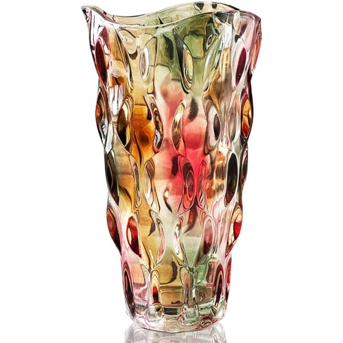 Glasvase bunt groß - , blumenvase