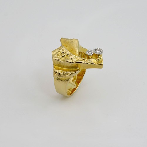 Lapponia ring mit 0 05ct - mit, ca.