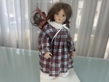 Künstlerpuppe Sammler Puppe Vera Scholz Porzellan Puppe 30 cm. Top Zustand   