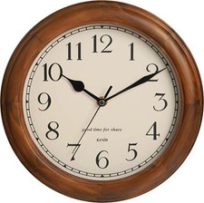 Wooden Wall Clock with Retro