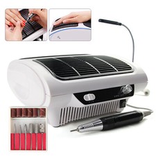 3in1 Elektrische Nagelfräser mit Absaugung Professionell Manikure Pedikure Set