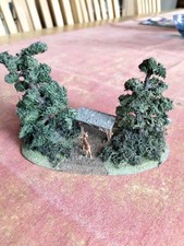 Vaupe H0 522 Sehr Altes Diorama Mit Futterstelle Rehe, Selten, Guter Zustand