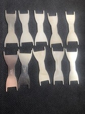 10x G9 Schraubenschlüssel 22x30mm für g9 / E14 Fassung Lampen  Metall Lan: 100mm