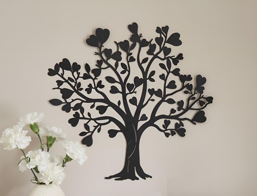 Metall wandbild schwarz - wandbild,