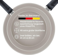 Fissler Ceratal Comfort Pfannen-Set / 2-Teilig, Aluminium-Pfanne, Keramik-Beschi