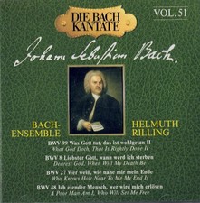 Johann Sebastian Bach Kantaten Rilling Vol.51 (Hänssler Classic, CD)