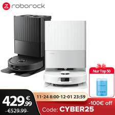 Roborock Qrevo S5V Saugroboter mit Wischfunktion, Warmlufttrocknung,Zero-Tangle