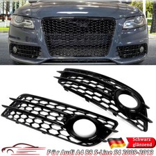 Stoßstangengitter Blende Grill Nebelscheinwerfer für Audi A4 B8 S-Line S4 08-12