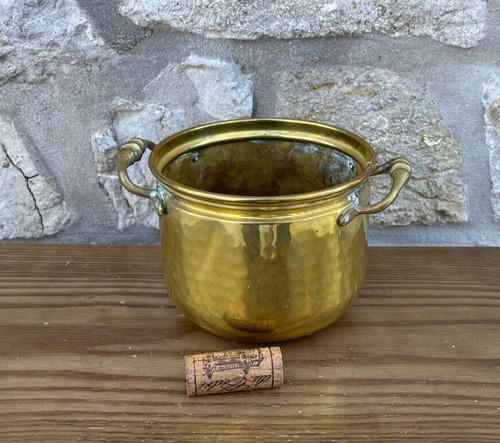 Vintage kupfertopf primitiv - vintage, im