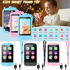 Kinder Handy Smartphone Spielzeug mit Anrufen Touchscreen Kamera Musik-Player DE