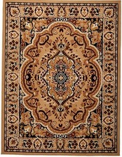 Teppich orient beige kurzflor - teppich,