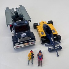 M.A.S.K. Kenner LKW Goliath und Rennwagen mit Matt Trakker Nevada Rushmore Mask