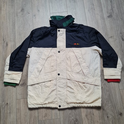 Red green scandinavia skijacke - red/green,
