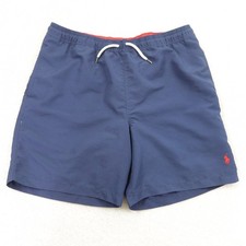 Ralph Lauren Badehose Herren Gr. M Badeshorts Schwimmhose Pony Logo Blau